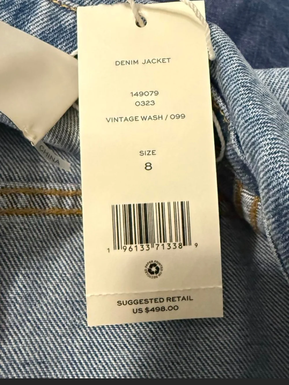 NWT! Tory Burch Light Wash Denim Overalls in Pale Blue with Gold Hardware